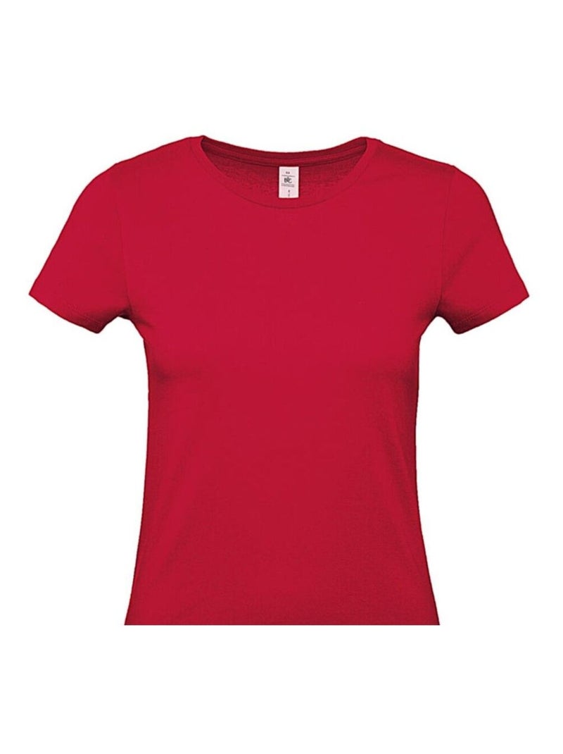 B&C - T-shirt #E150 Rouge foncé - Kiabi