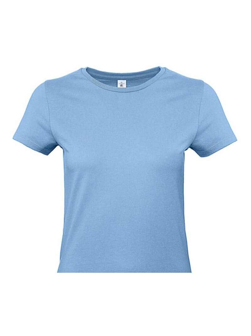 B&C - T-shirt #E190 Bleu ciel - Kiabi
