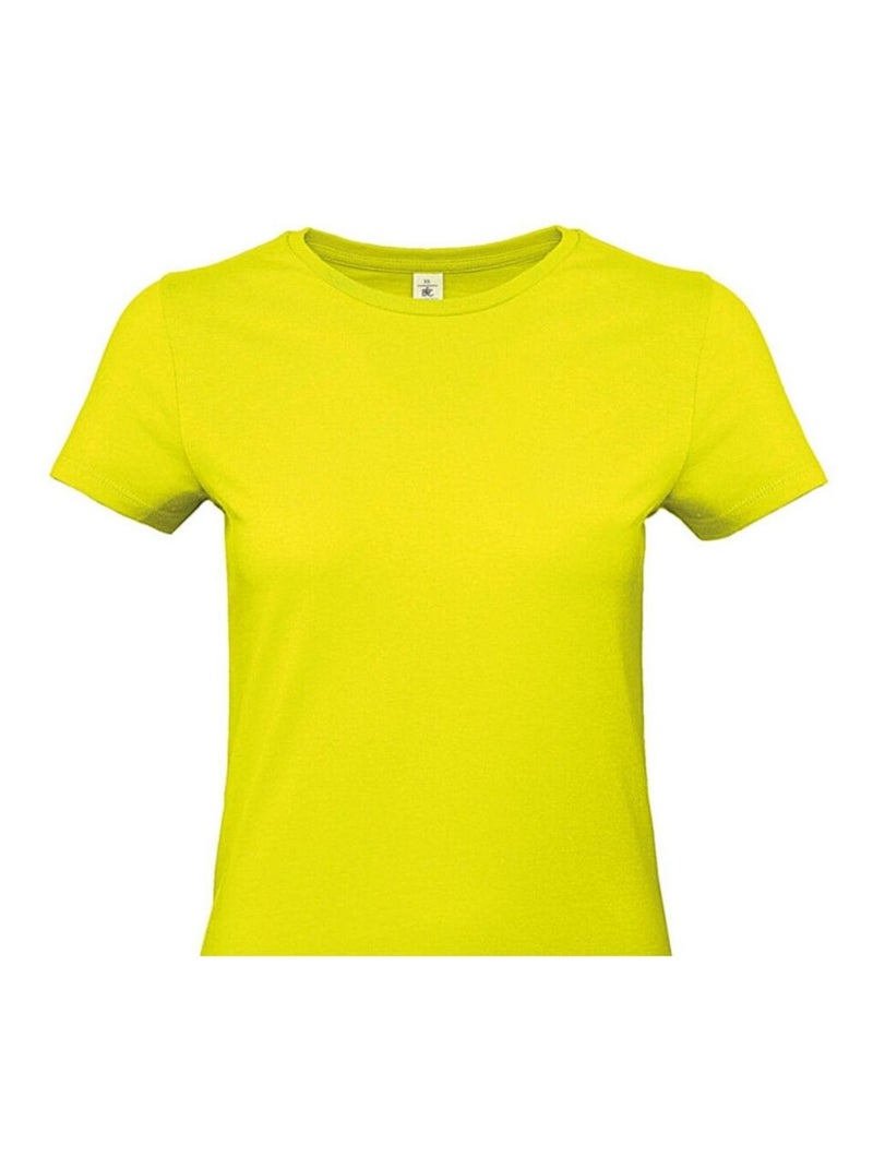 B&C - T-shirt #E190 Jaune citron - Kiabi