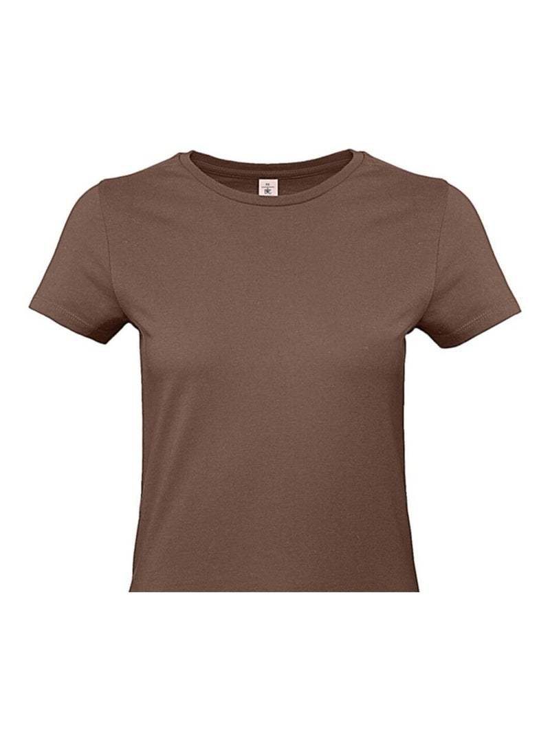 B&C - T-shirt #E190 Marron chocolat - Kiabi