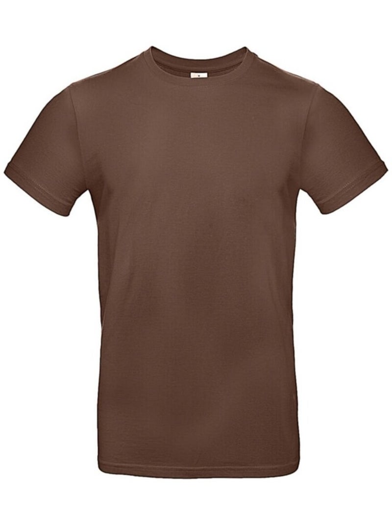 B&C - T-shirt #E190 Marron chocolat - Kiabi