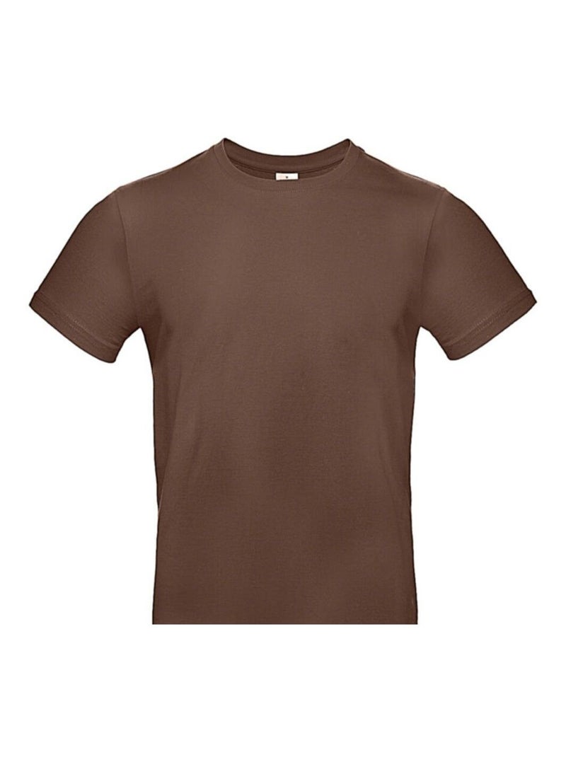 B&C - T-shirt #E190 Marron chocolat - Kiabi