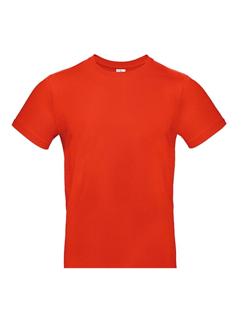B&C - T-shirt #E190 Rouge vermillon - Kiabi