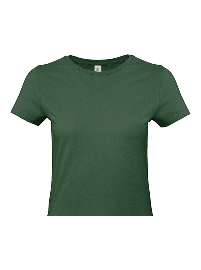 B&C - T-shirt #E190 Vert bouteille - Kiabi