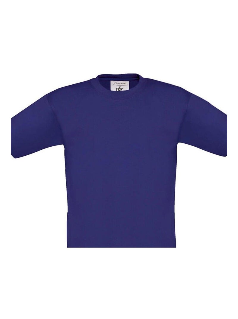 B&C - T-shirt EXACT Bleu foncé - Kiabi