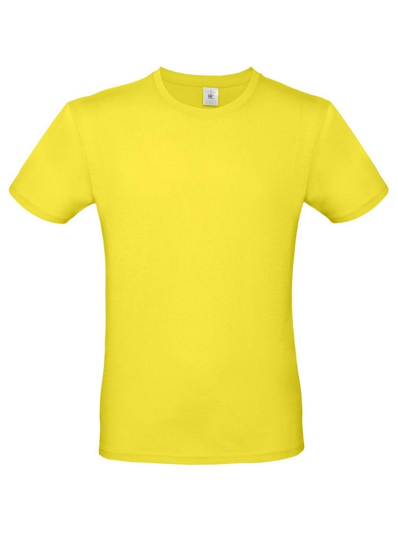 B&C - T-shirt manches courtes Jaune - Kiabi