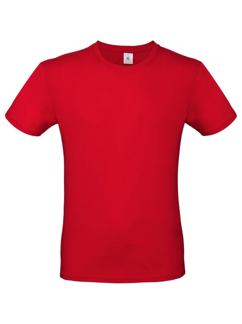 B&C - T-shirt manches courtes Rouge - Kiabi