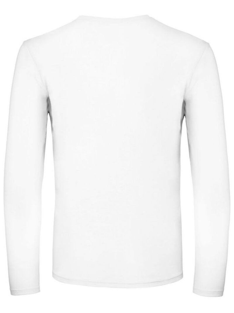 B&C - T-shirt manches longues #E150 Blanc - Kiabi