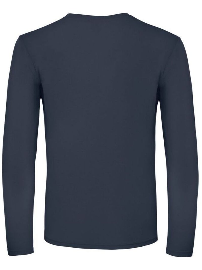 B&C - T-shirt manches longues #E150 Bleu marine - Kiabi