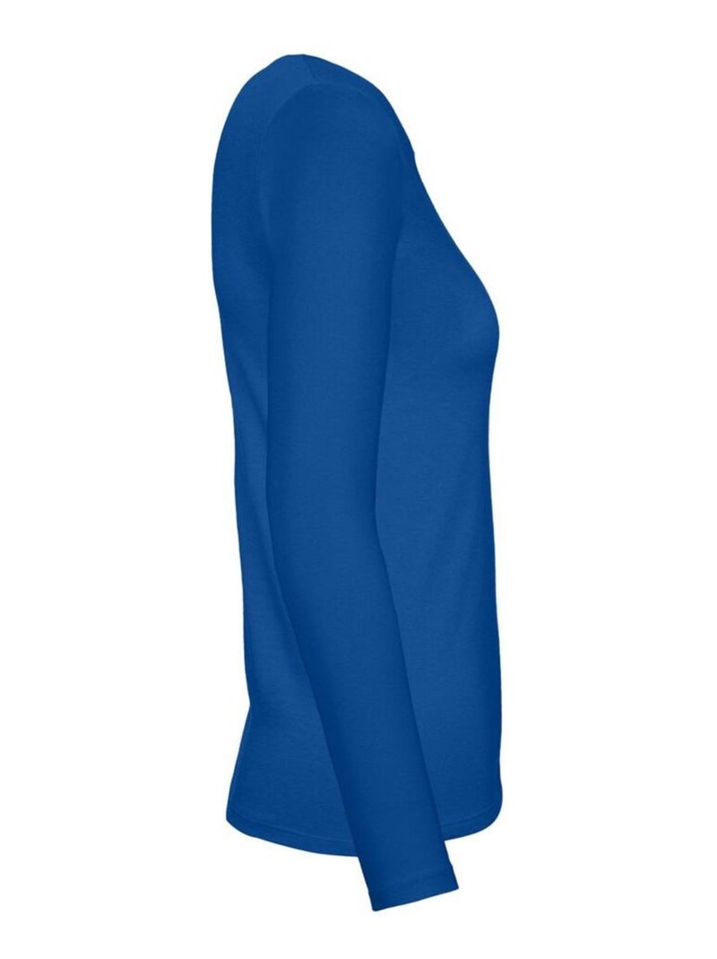 B&C - T-shirt manches longues #E150 Bleu roi - Kiabi