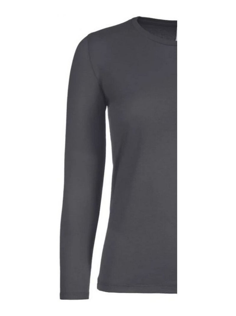 B&C - T-shirt manches longues #E150 Gris foncé - Kiabi