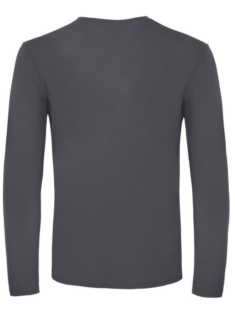 B&C - T-shirt manches longues #E150 Gris foncé - Kiabi
