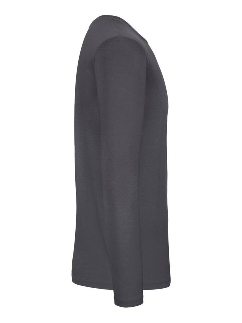 B&C - T-shirt manches longues #E150 Gris foncé - Kiabi