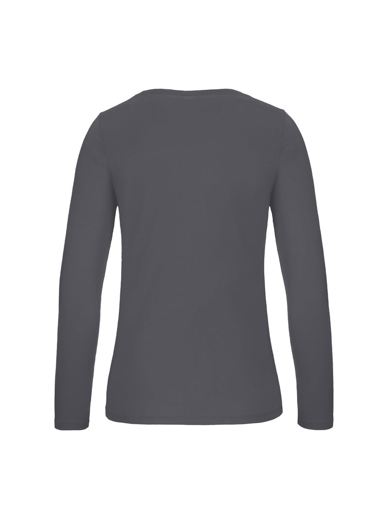 B&C - T-shirt manches longues #E150 Gris foncé - Kiabi