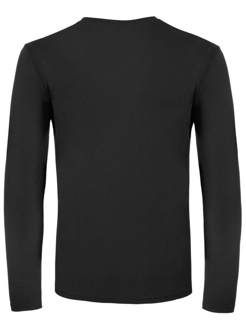 B&C - T-shirt manches longues #E150 Noir - Kiabi