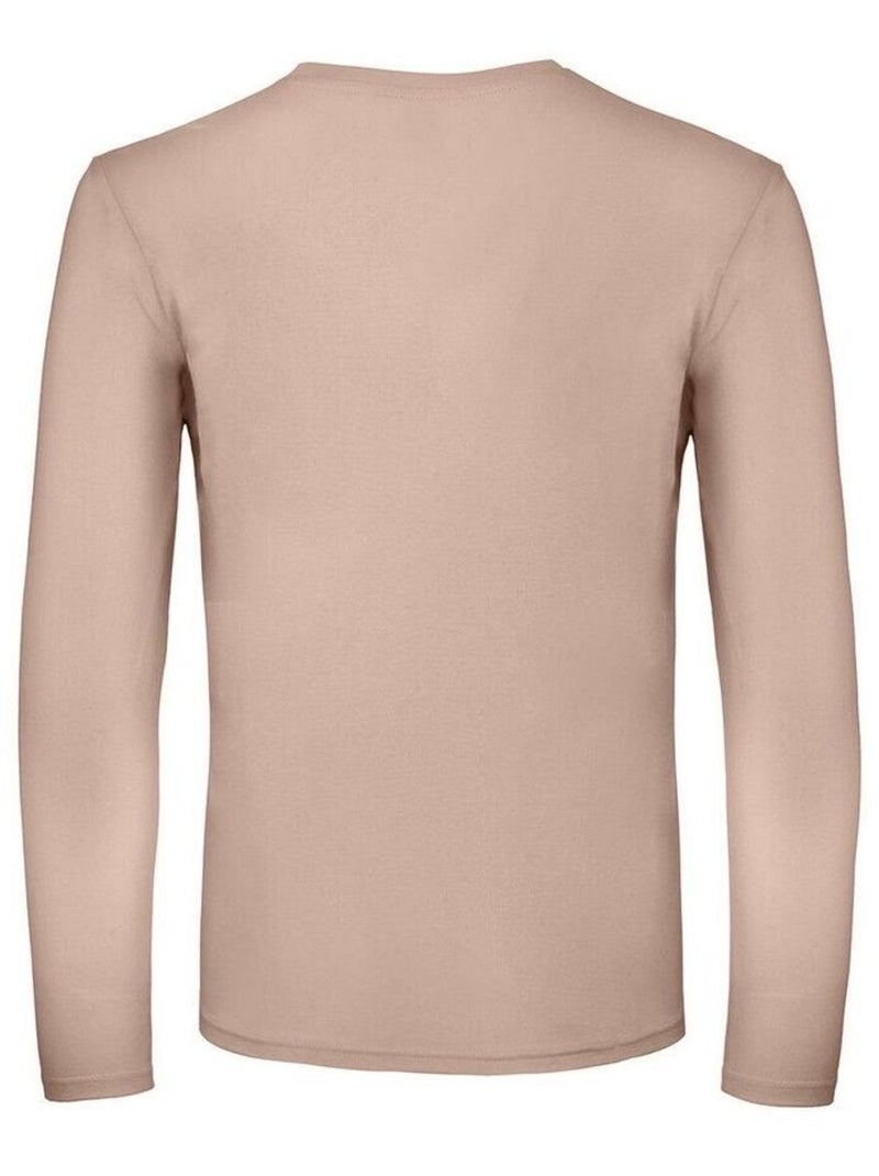 B&C - T-shirt manches longues #E150 Vieux rose - Kiabi