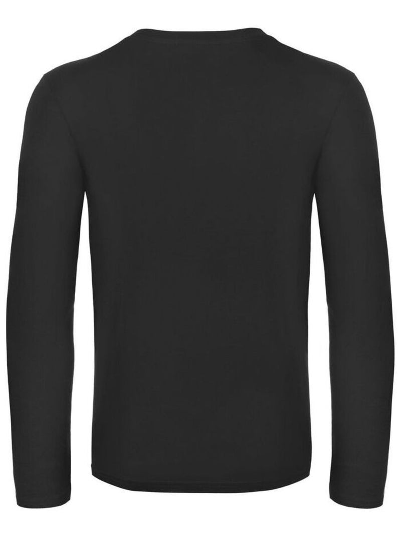 B&C - T-shirt manches longues #E190 Noir - Kiabi