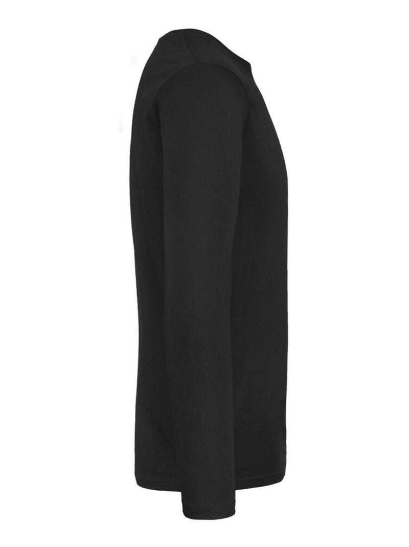 B&C - T-shirt manches longues #E190 Noir - Kiabi