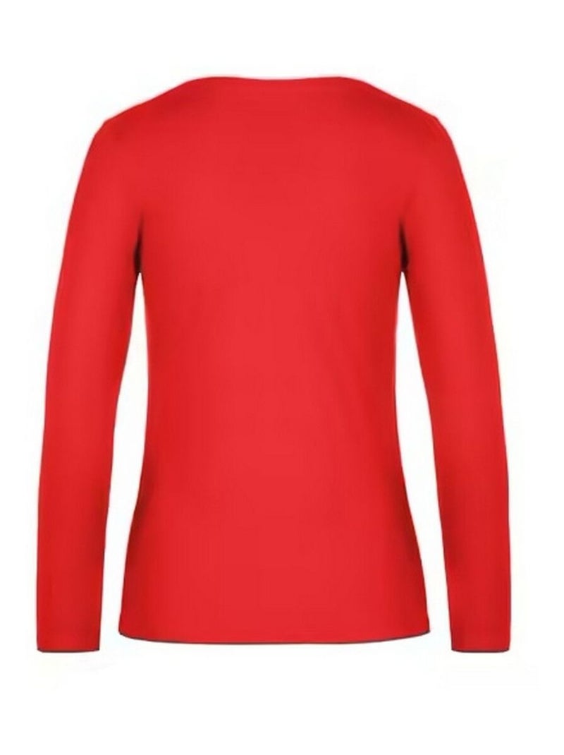 B&C - T-shirt manches longues #E190 Rouge - Kiabi