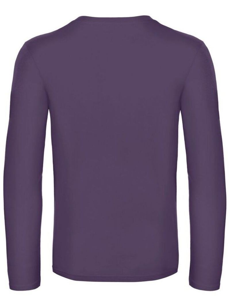B&C - T-shirt manches longues #E190 Violet - Kiabi