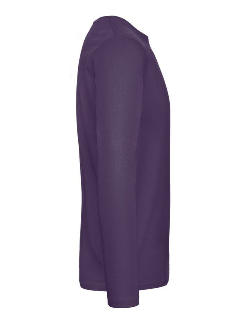 B&C - T-shirt manches longues #E190 Violet - Kiabi
