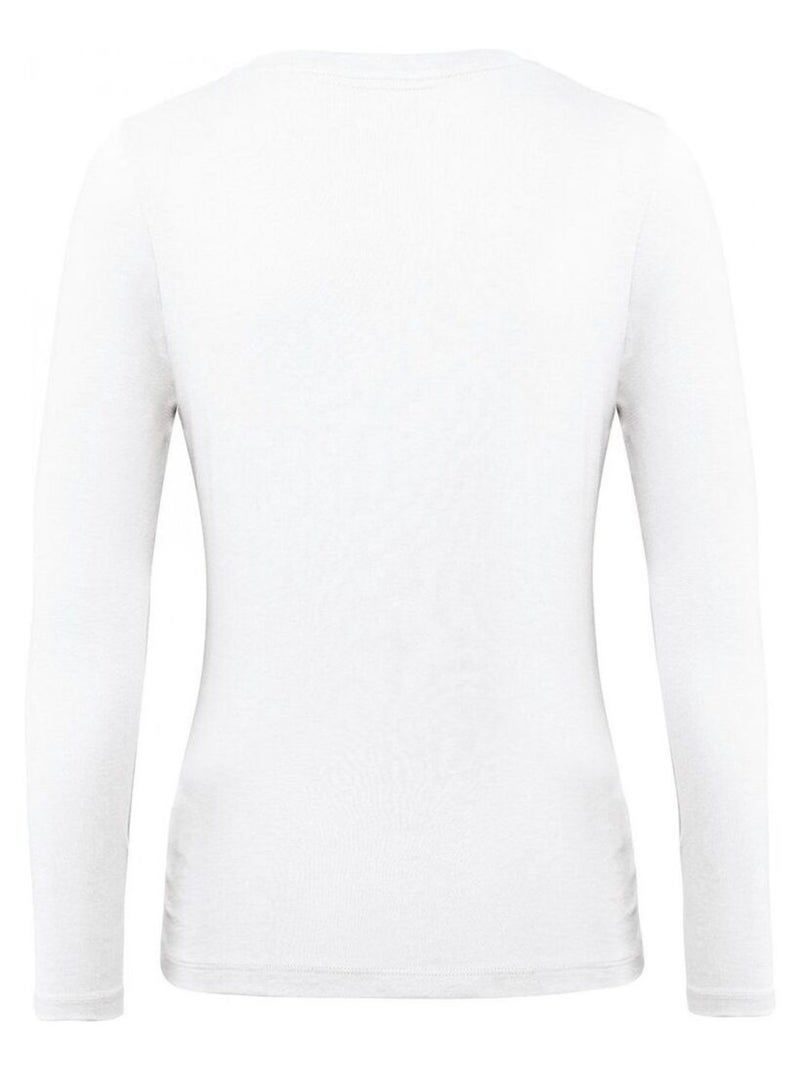 B&C - T-shirt manches longues INSPIRE Blanc - Kiabi