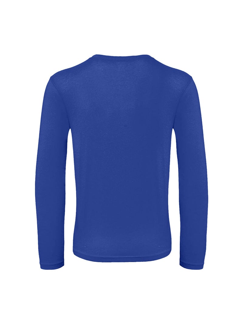 B&C - T-shirt manches longues INSPIRE Bleu cobalt - Kiabi