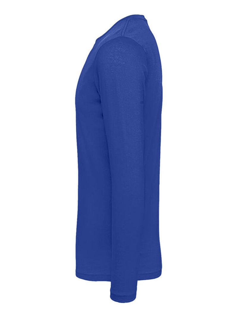 B&C - T-shirt manches longues INSPIRE Bleu - Kiabi