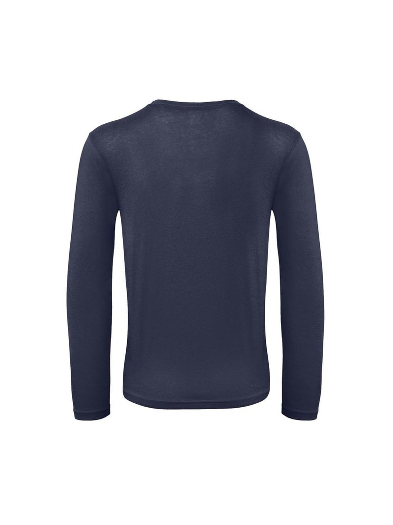 B&C - T-shirt manches longues INSPIRE Bleu marine - Kiabi