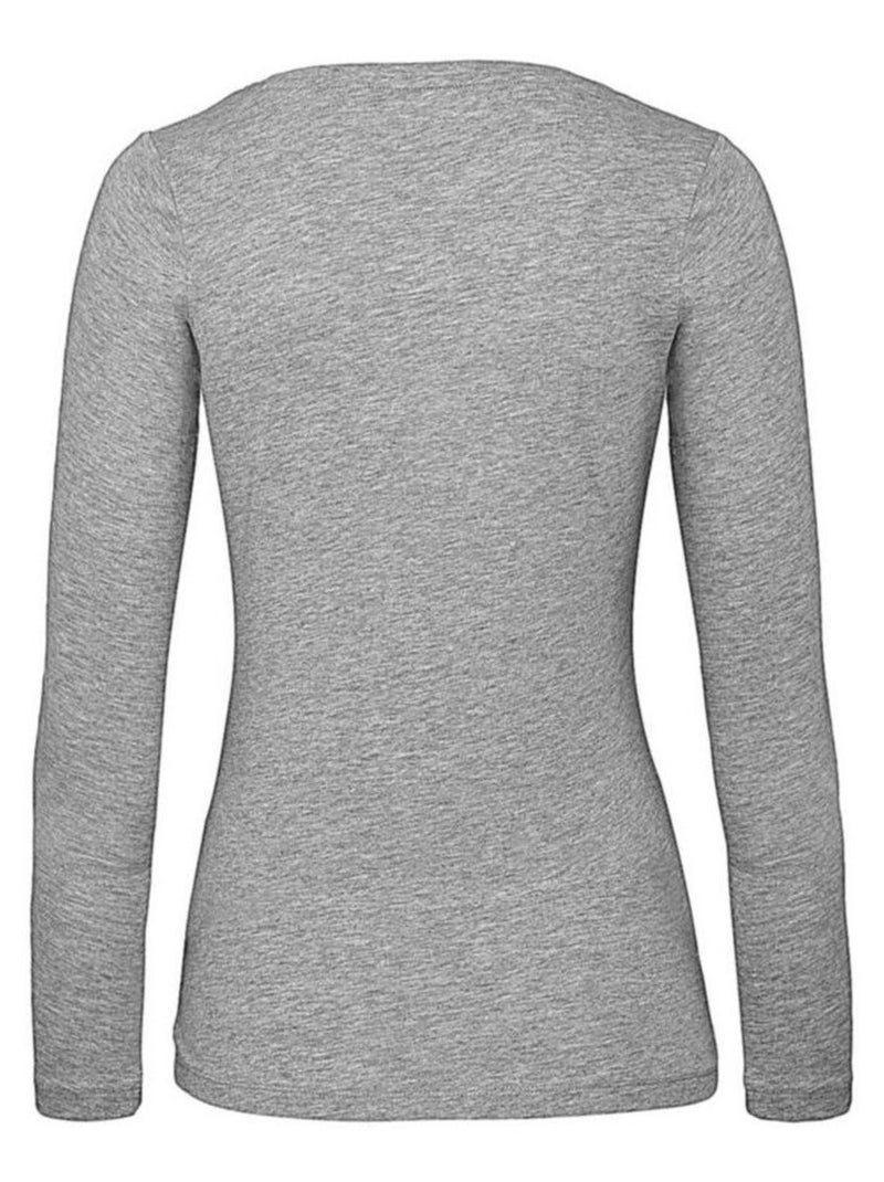 B&C - T-shirt manches longues INSPIRE Gris - Kiabi