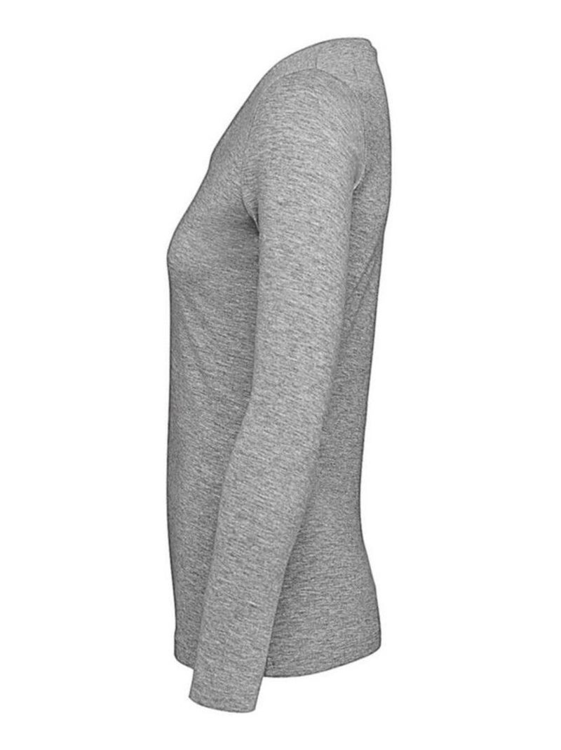 B&C - T-shirt manches longues INSPIRE Gris - Kiabi