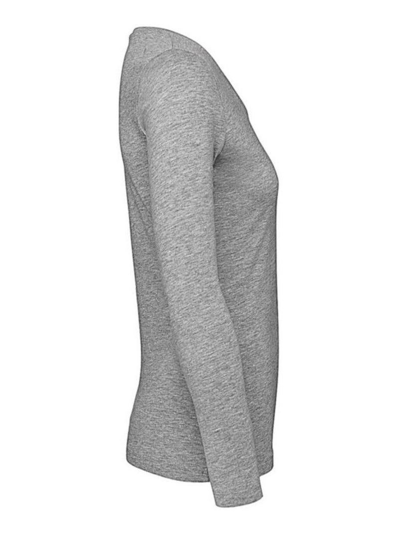 B&C - T-shirt manches longues INSPIRE Gris - Kiabi