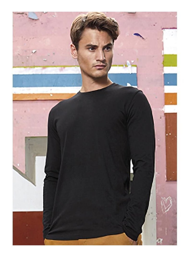 B&C - T-shirt manches longues INSPIRE Noir - Kiabi