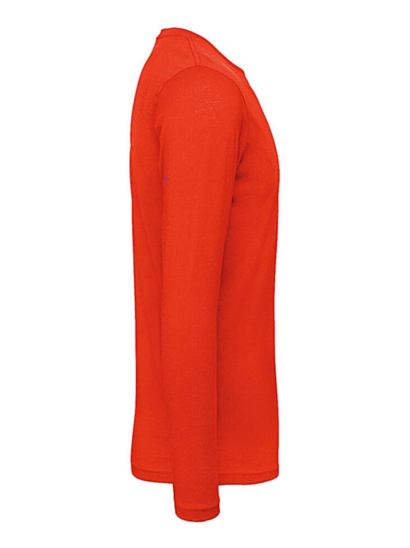 B&C - T-shirt manches longues INSPIRE Rouge - Kiabi