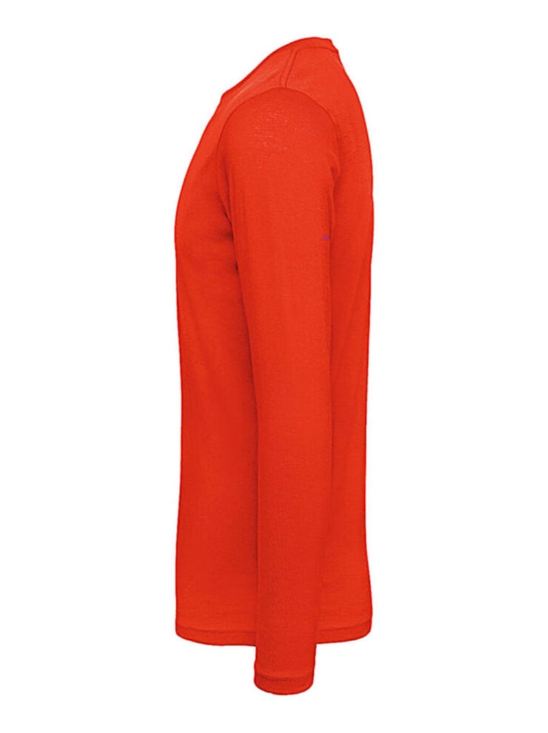 B&C - T-shirt manches longues INSPIRE Rouge - Kiabi