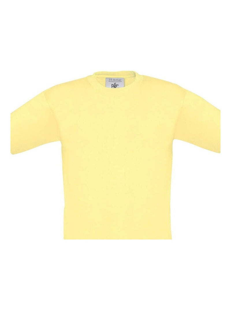 B&C - T-shirt motif/style uni EXACT Jaune - Kiabi