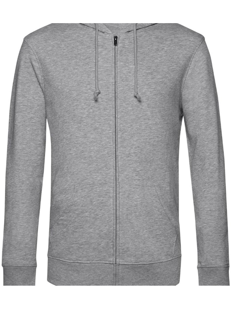 B&C - Veste à capuche INSPIRE Gris chiné - Kiabi