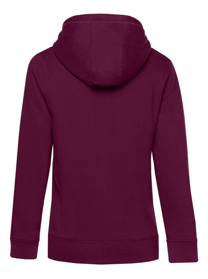 B&C - Veste à capuche QUEEN Rouge pourpre - Kiabi