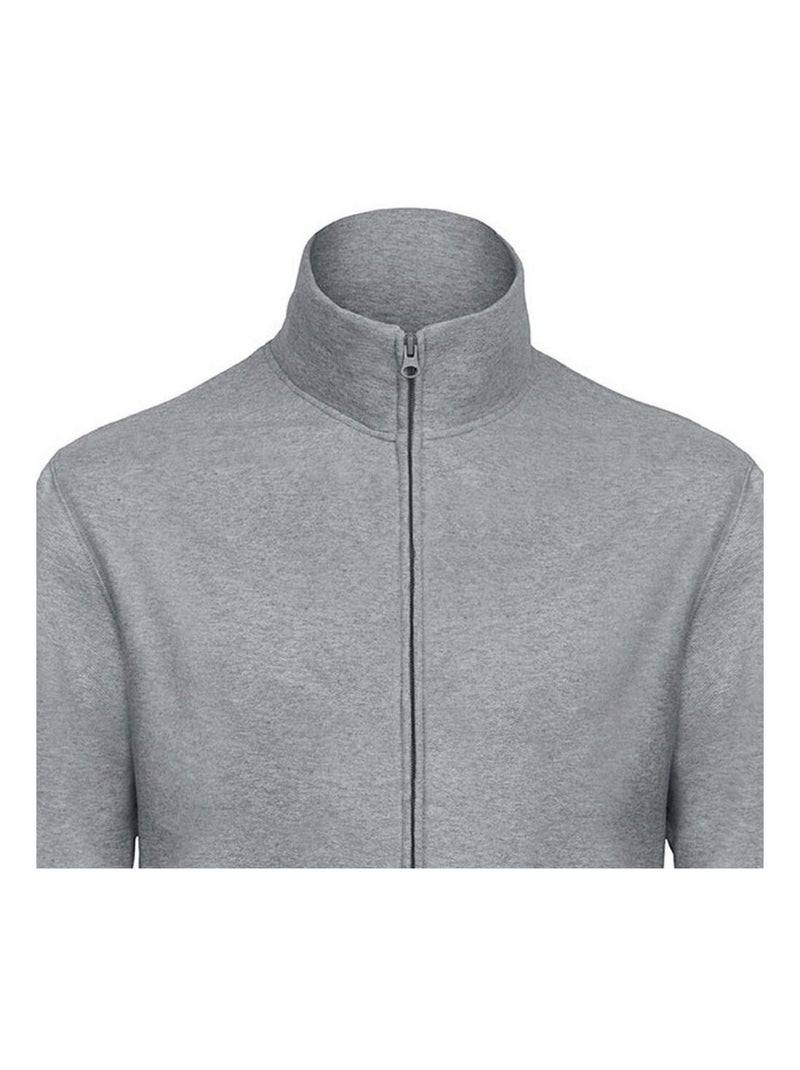 B&C - Veste de survêtement ID.206 50/50 Gris chiné - Kiabi