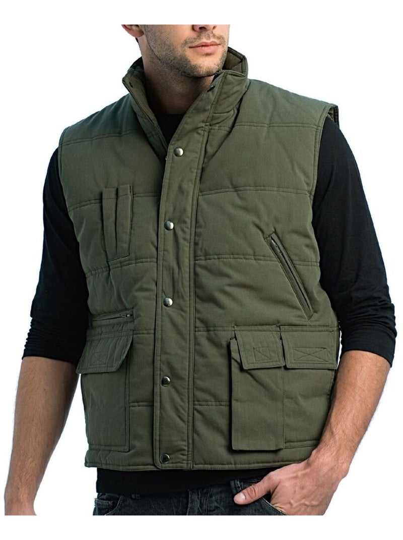 B&C - Veste sans manches EXPLORER Vert olive - Kiabi
