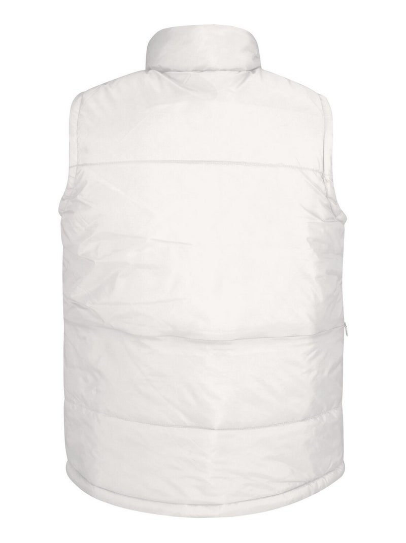 B&C - Veste sans manches motif/style uni Blanc - Kiabi