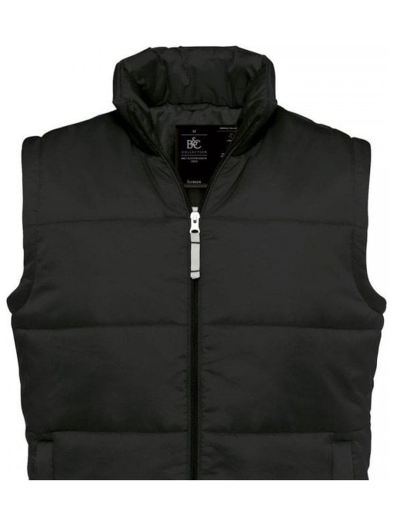 B&C - Veste sans manches motif/style uni Noir - Kiabi