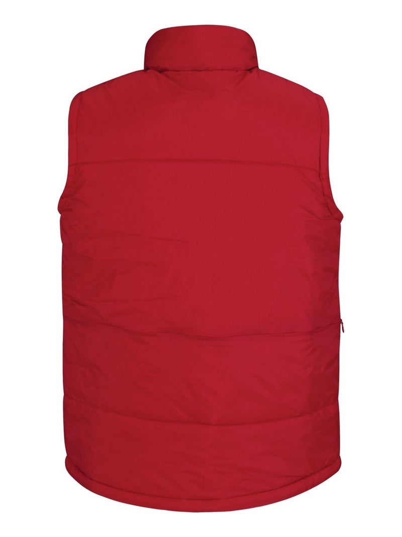 B&C - Veste sans manches motif/style uni Rouge - Kiabi