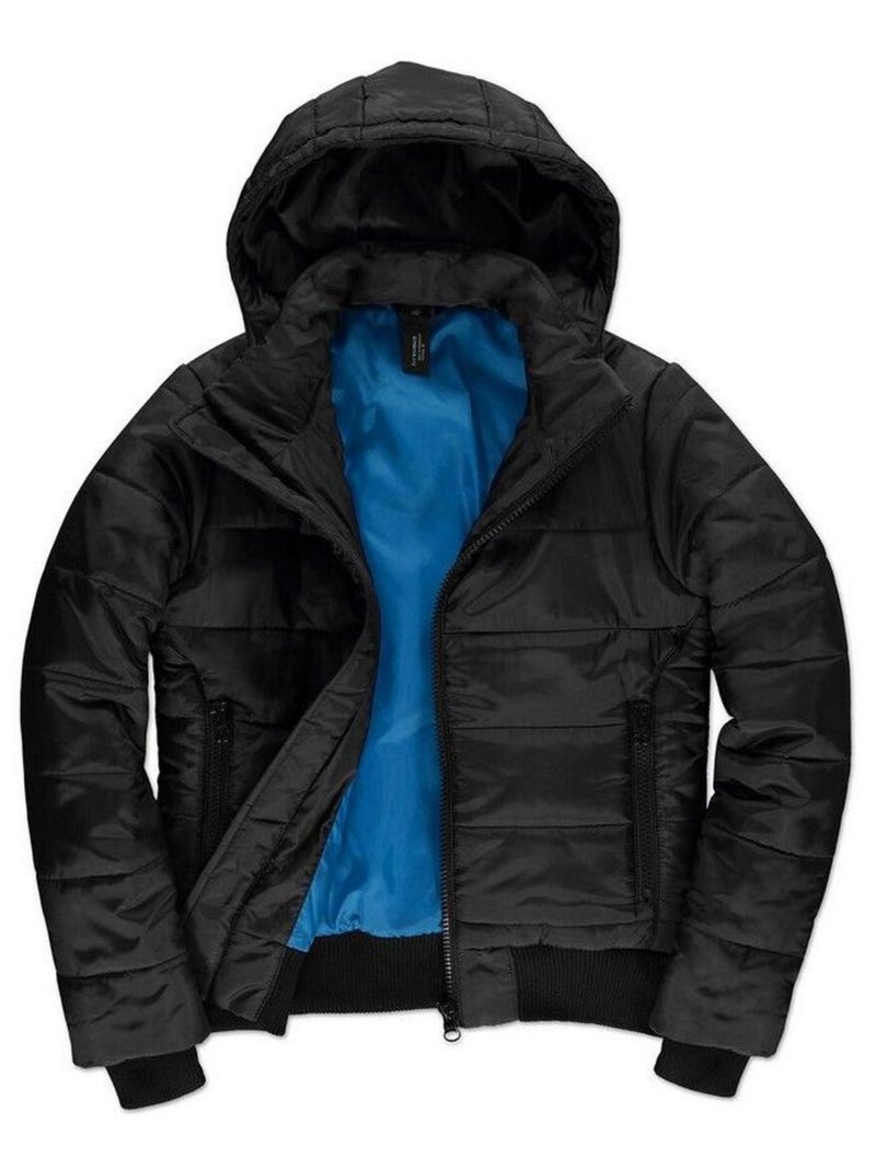B&C - Veste SLà-HautERHOOD Noir Bleu Bleu - Kiabi