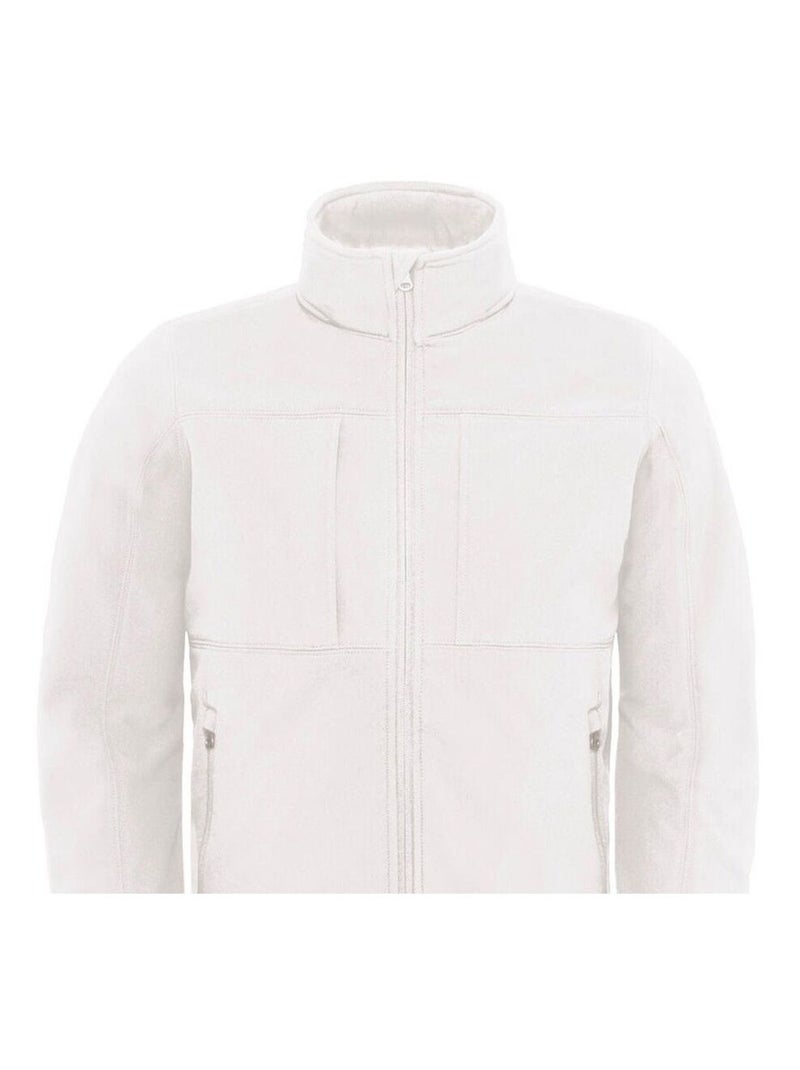 B&C - Veste softshell Blanc - Kiabi