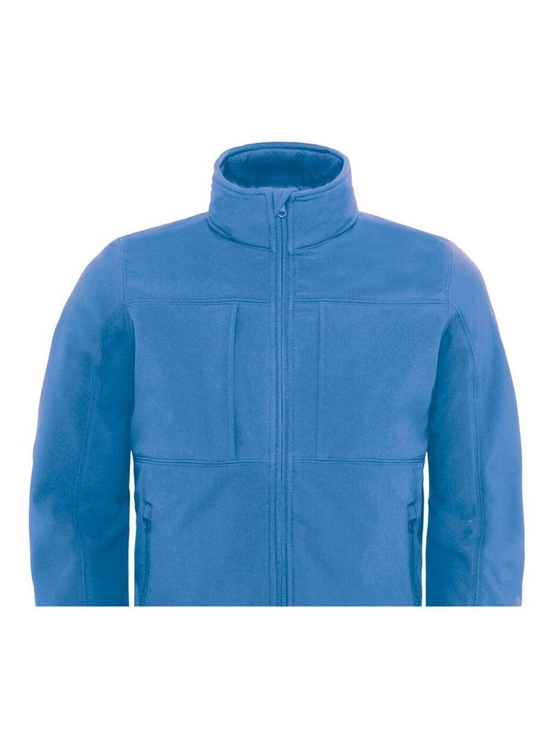 B&C - Veste softshell Bleu azur - Kiabi