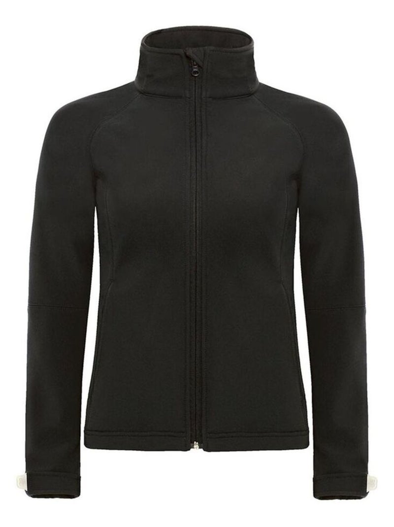 B&C - Veste softshell coLà-Haute-vent, imperméable et respirante Noir - Kiabi