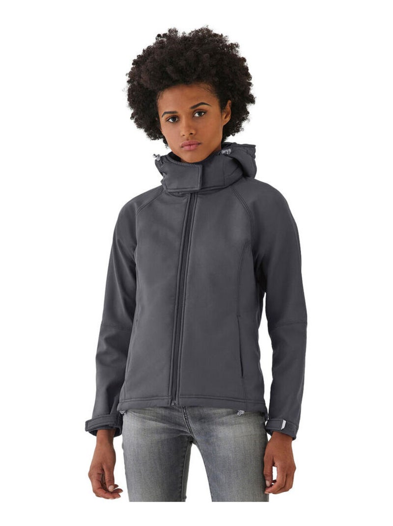 B&C - Veste softshell Gris foncé - Kiabi