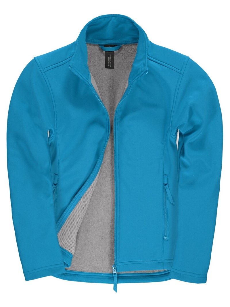 B&C - Veste softshell ID.701 Bleu Gris - Kiabi