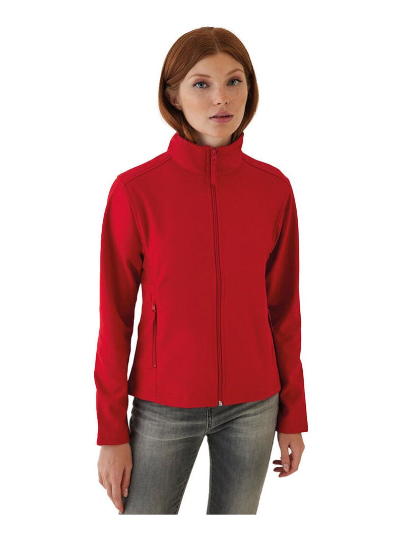 B&C - Veste softshell Rouge - Kiabi
